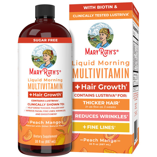 Liquid Morning Multivitamin + Hair Growth  5492 reviews