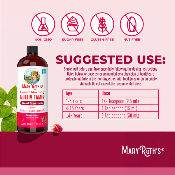 Liquid Morning Multivitamin + Hair Growth