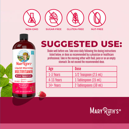 Liquid Morning Multivitamin + Hair Growth