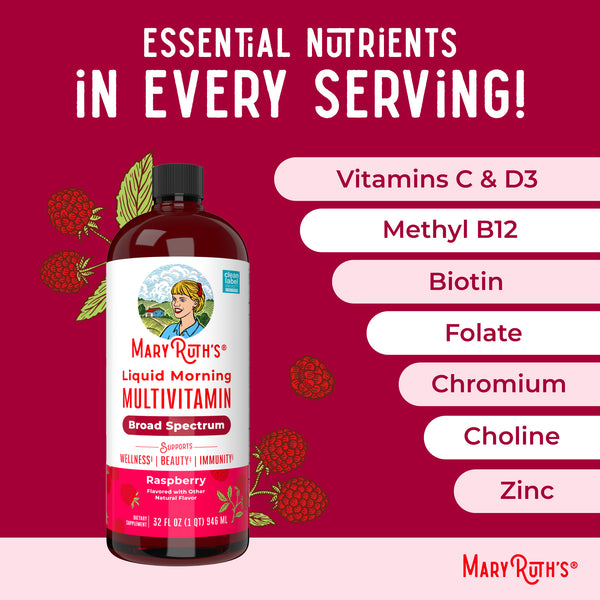 Liquid Morning Multivitamin + Hair Growth